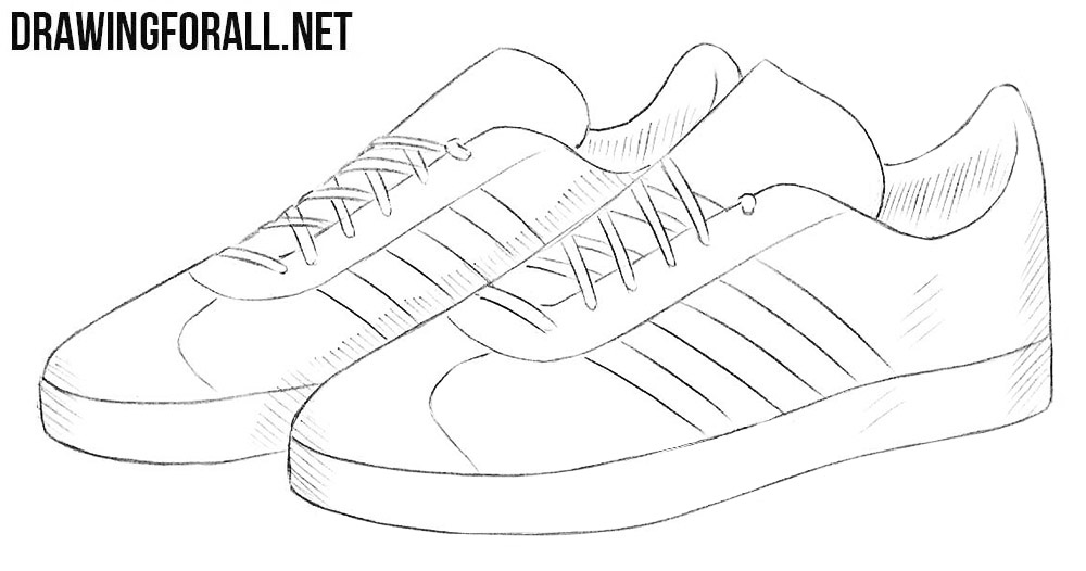 How to Draw Sneakers | Drawingforall.net