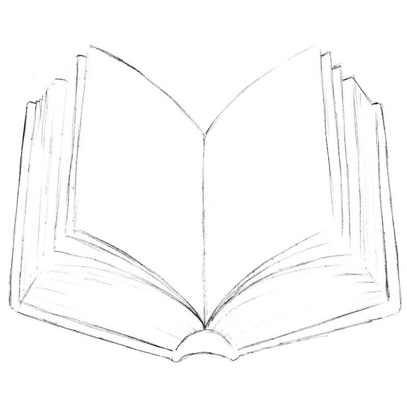 the drawing of the three book