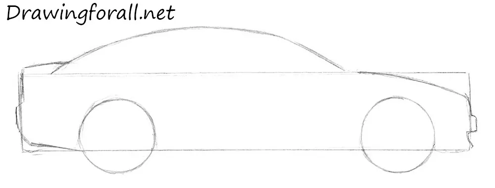 sketches of cars - step by step | Sky Rye Design