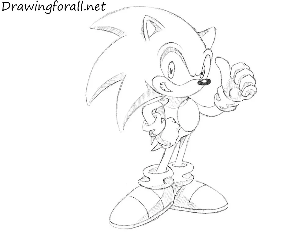 How To Draw Sonic : Learning to draw for beginners. A quick guide