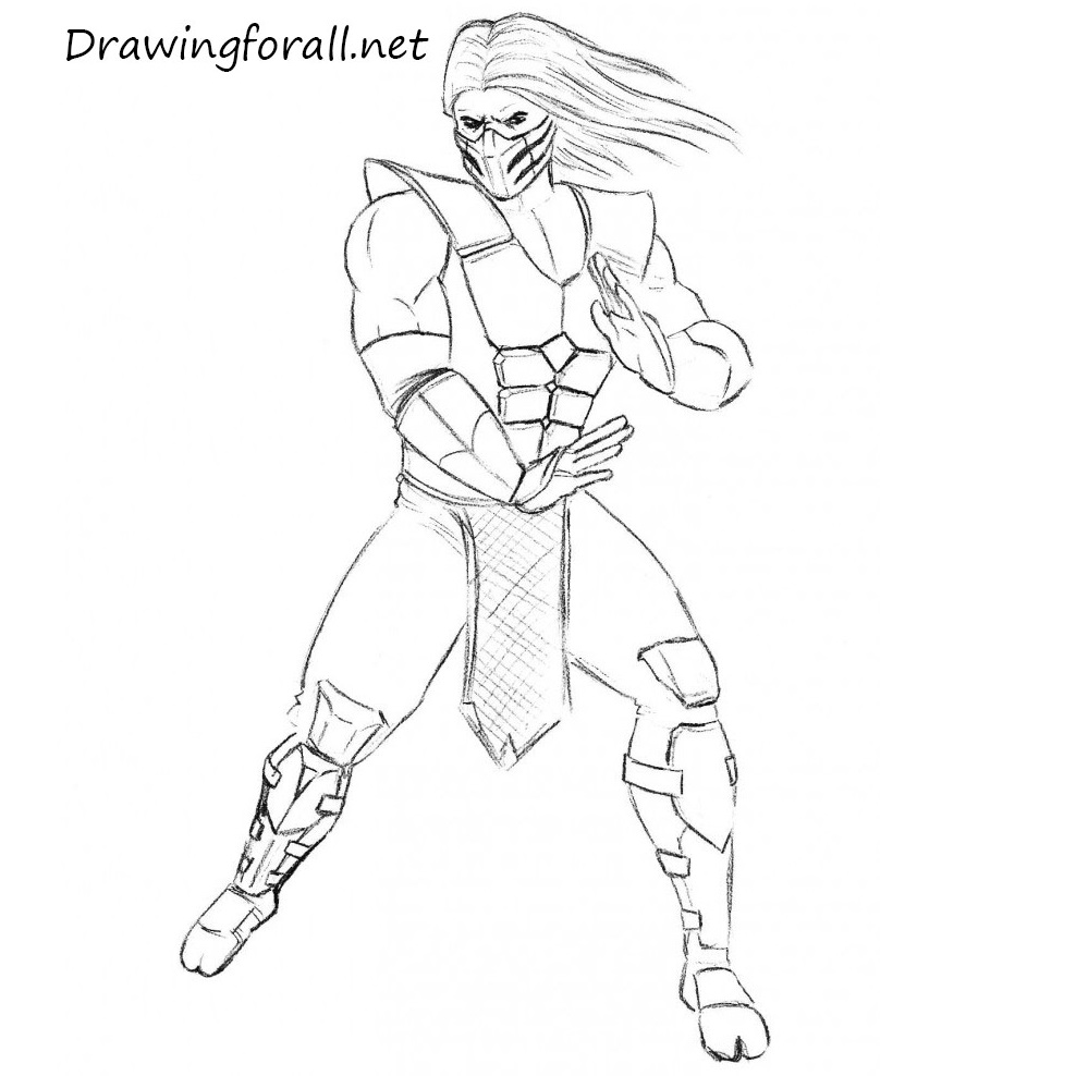 Quick Sketch of Scorpion from Mortal Kombat - basing on the first design -  #scorpion #mk #mortalkombat #ge… | Mortal kombat art, Mortal kombat tattoo, Mortal  kombat