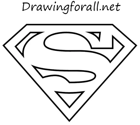 Superman Logo Picture Freeuse Library  Draw A Superman Logo  Free  Transparent PNG Download  PNGkey
