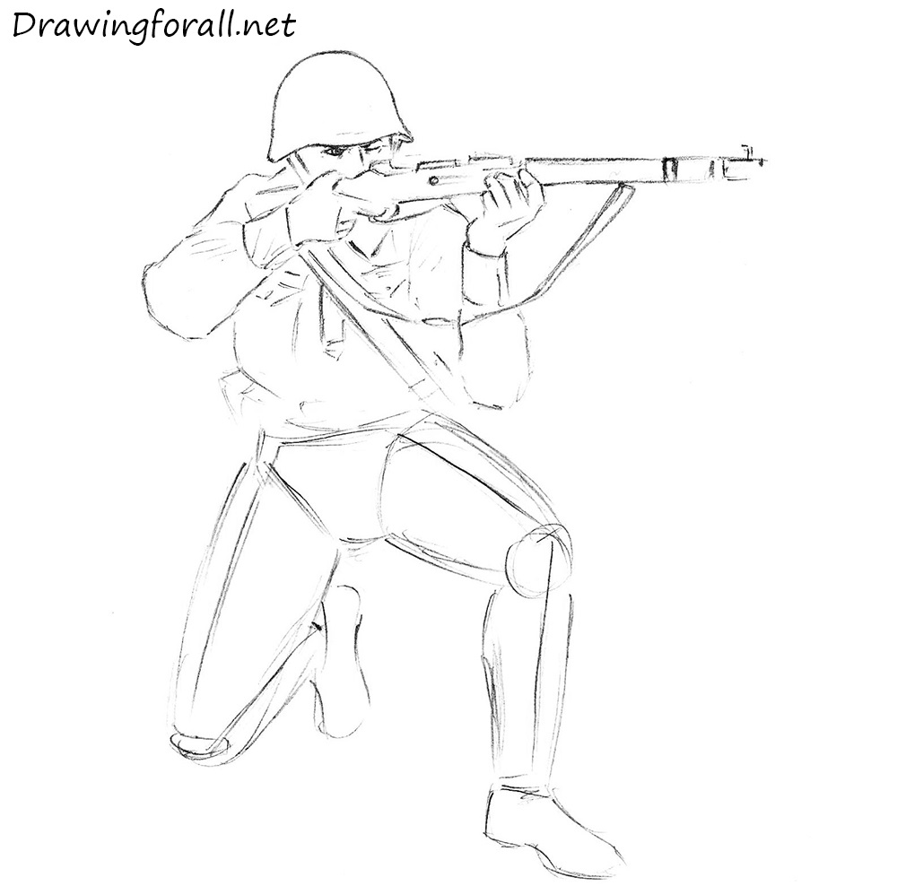 How to Draw a Soviet Soldier