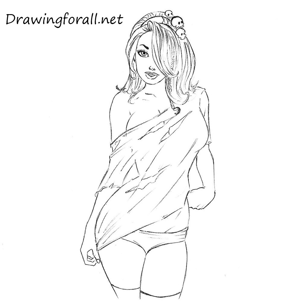 Let's draw a beautiful girl👸🏼#drawing #easydrawing #drawingtutorial