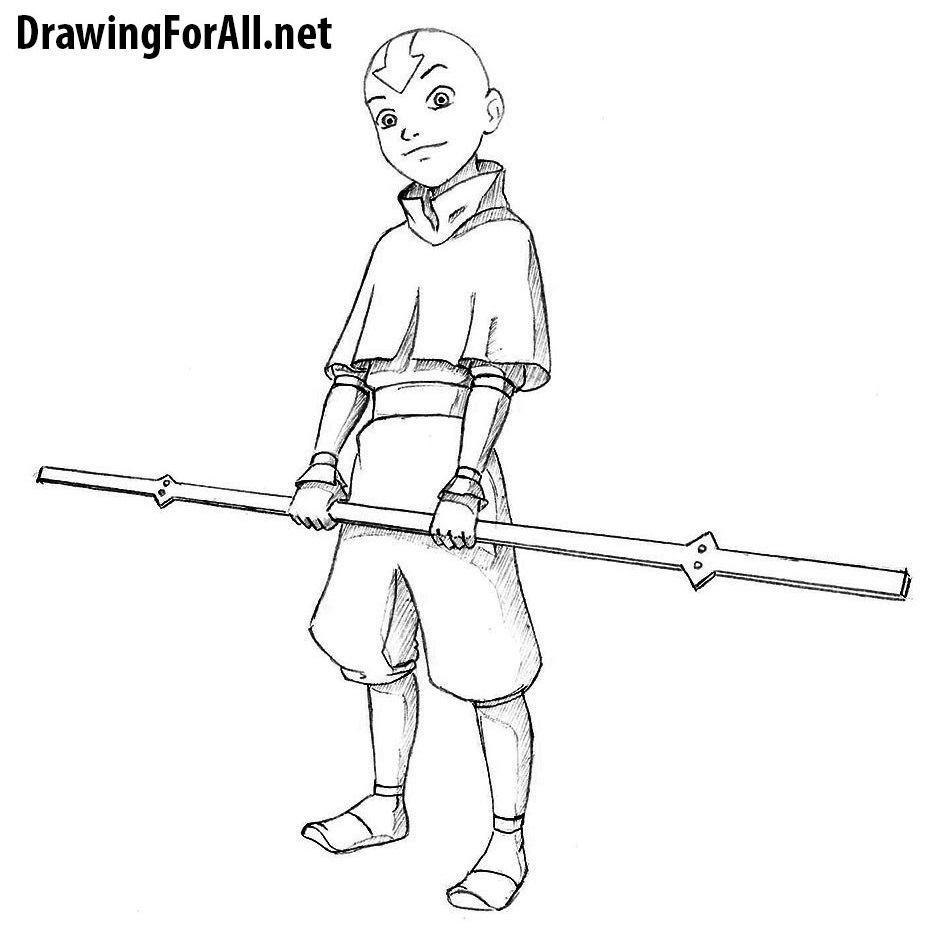 Avatar The Last Airbender Aang Drawing
