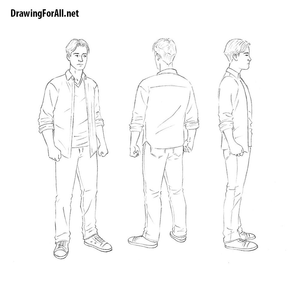 How To Draw A Man Easy For Kids / Hello dear young artists and