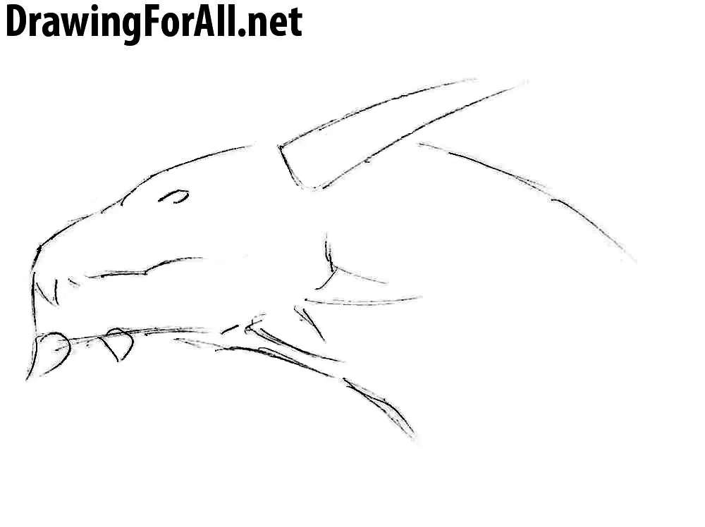 Drawing Dragon February Two Dragon Head Up Vector PNG Images | AI Free  Download - Pikbest