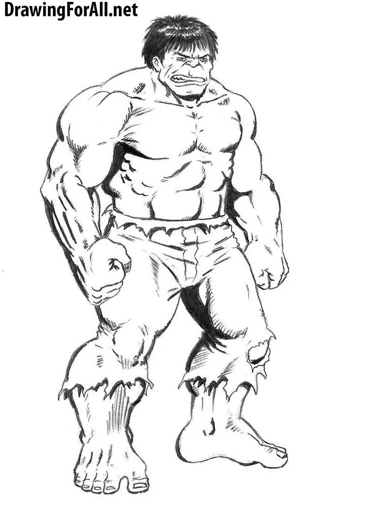 Cute And Angry Hulk Coloring Page Outline Sketch Drawing Vector Easy Hulk  Drawing Easy Hulk Outline Easy Hulk Sketch PNG and Vector with  Transparent Background for Free Download