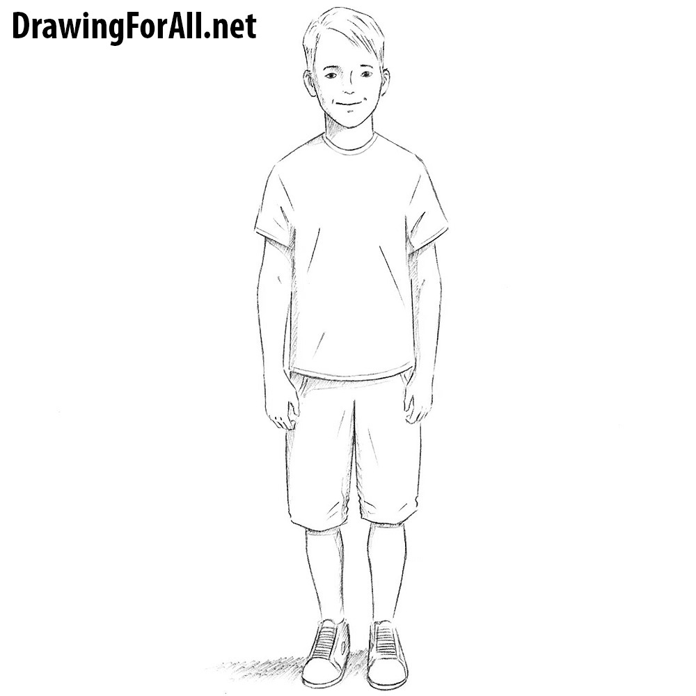 How To Draw A Boy Drawingforall Net