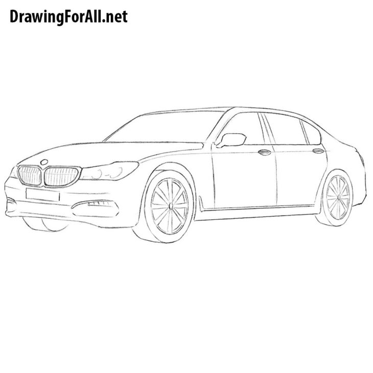 How to draw a bmw | Drawingforall.net