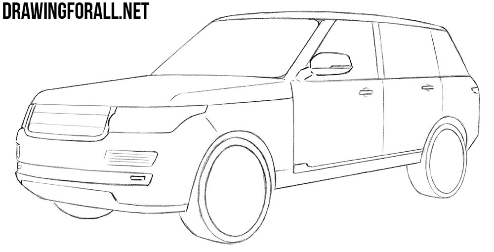 How to Draw a Range Rover