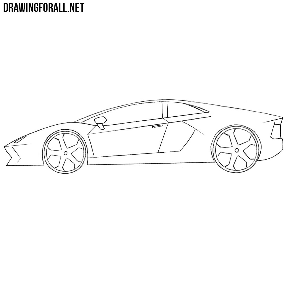 Newest For Car Sketch Drawing Easy