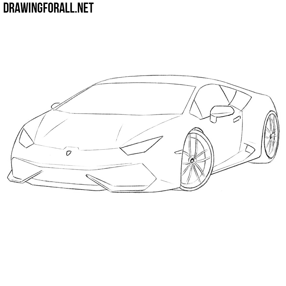 Premium Vector | Sketch sports car fast vector