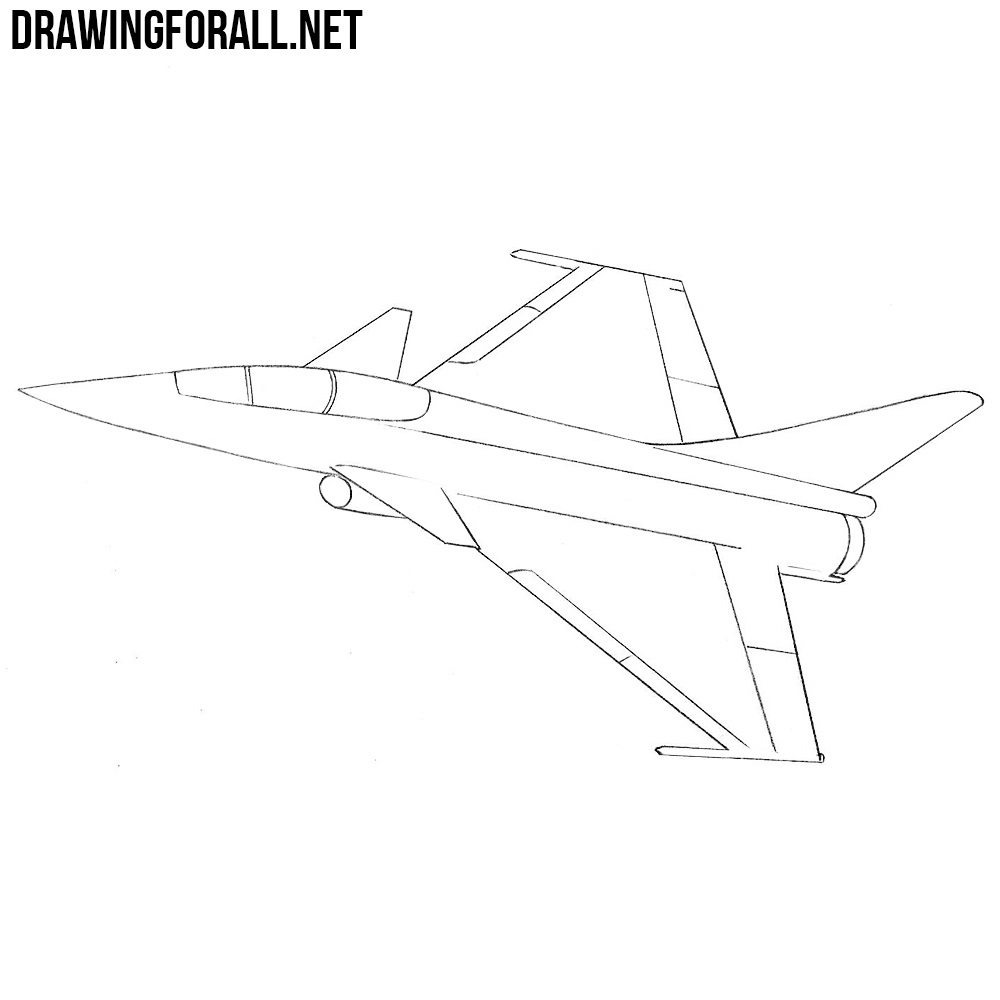 Как нарисовать поэтапно самолет военный карандашом 83 фото