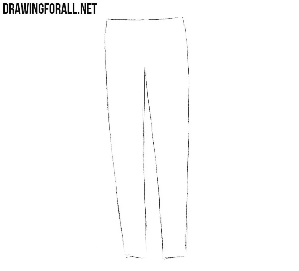 Pants Drawing  How To Draw Pants Step By Step