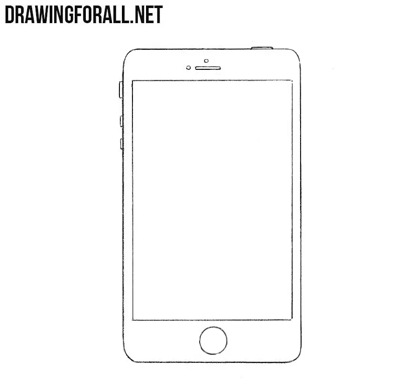 Easy Drawing Guides - How to Draw a Phone. Easy to Draw Art Project for  Kids. See the Full Drawing Tutorial on https://bit.ly/3aCp5MQ . #Phone  #HowToDraw #DrawingIdeas | Facebook