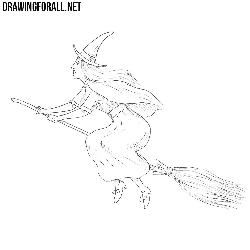 good witches drawing