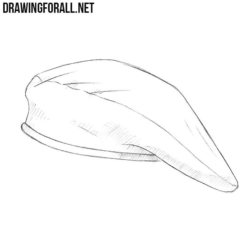 military beret drawing