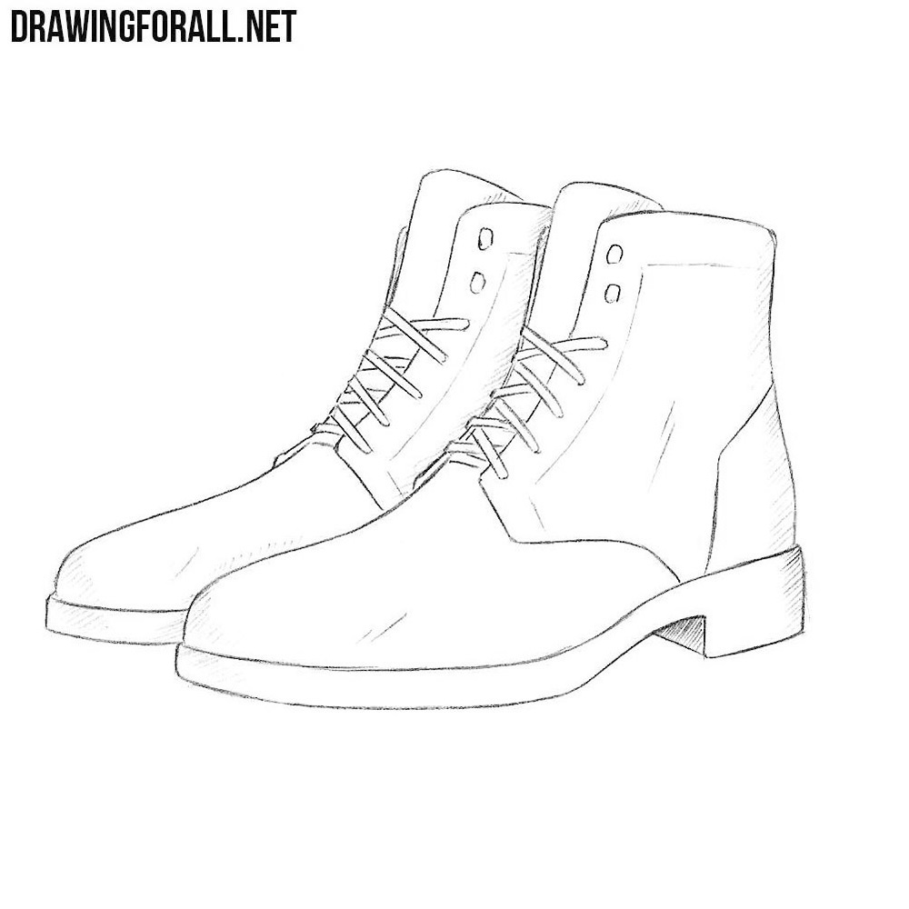 shoes sketching