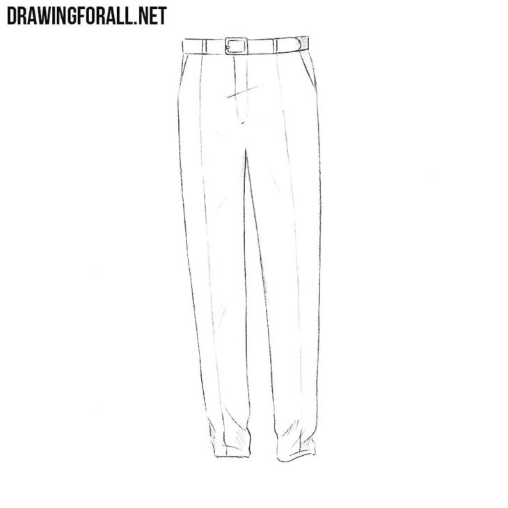 how to draw pants Drawingforall.net