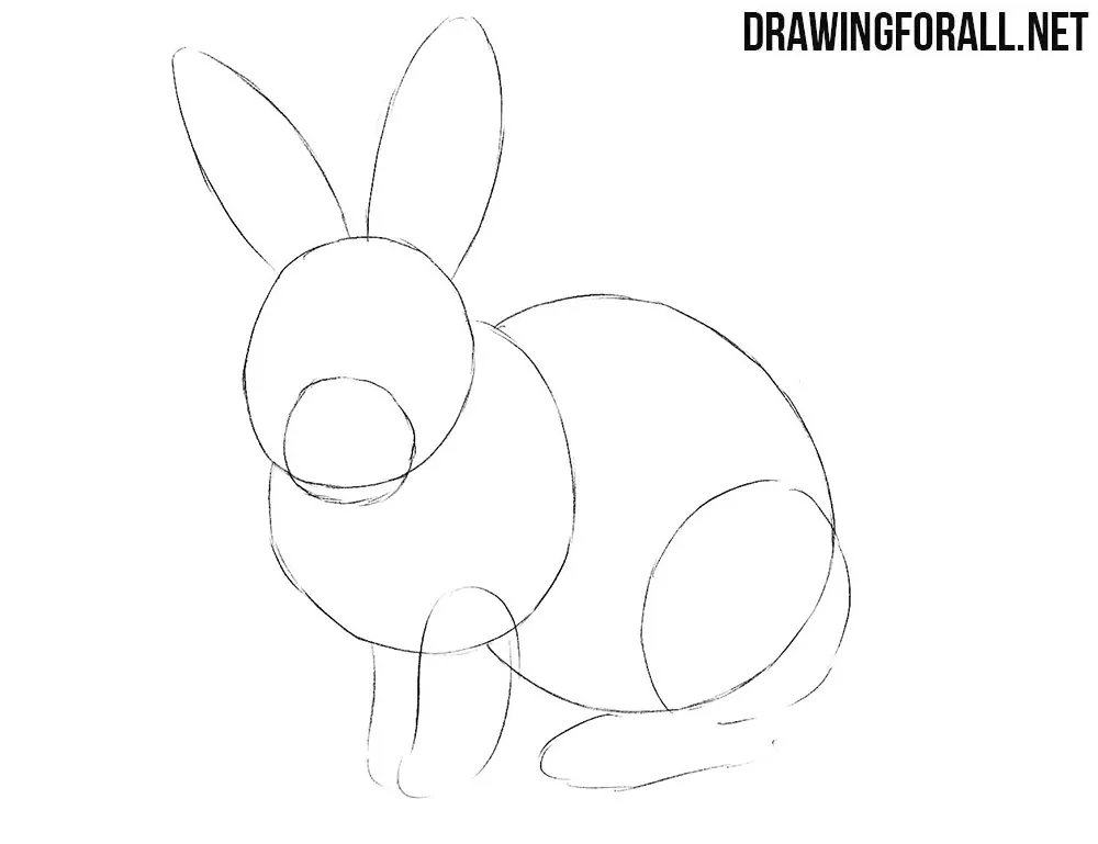 HOW TO DRAW a cute BUNNY RABBIT - how to draw easter bunny - drawing easter  bunny - YouTube