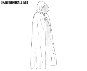 How to Draw a Cloak | Drawingforall.net