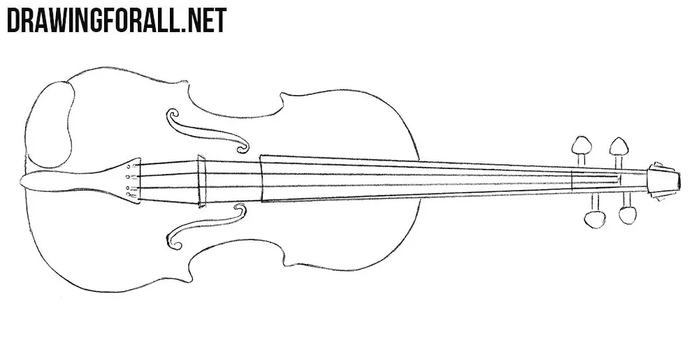 Violin Drawing Stock Illustrations  4173 Violin Drawing Stock  Illustrations Vectors  Clipart  Dreamstime