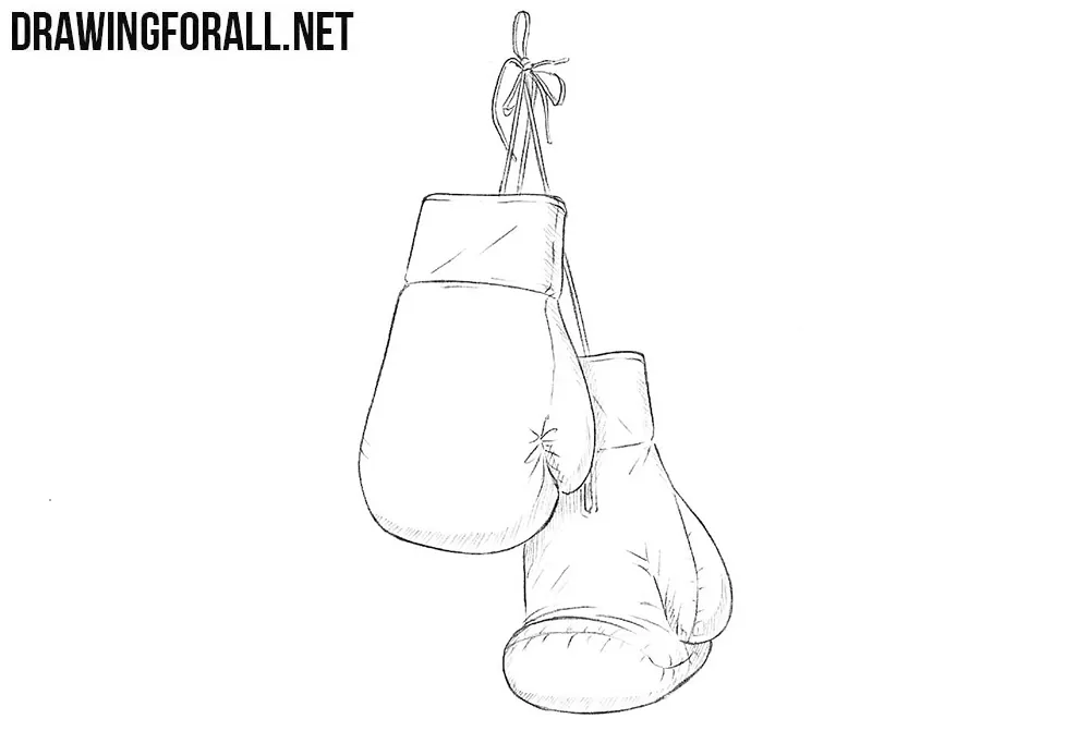 boxing gloves line art