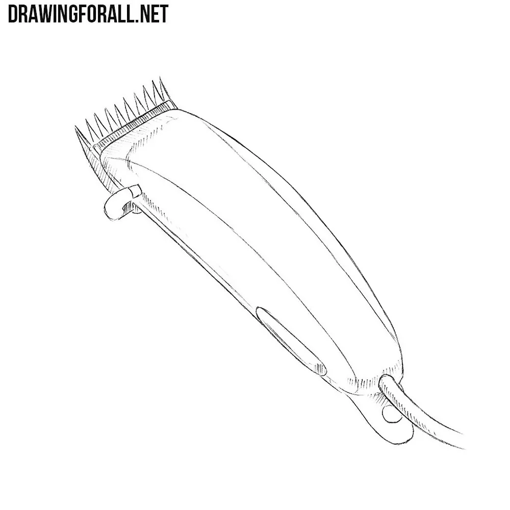 hair clippers drawings