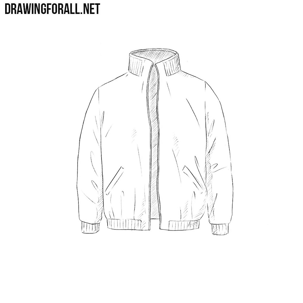 Putting On Jacket Drawing