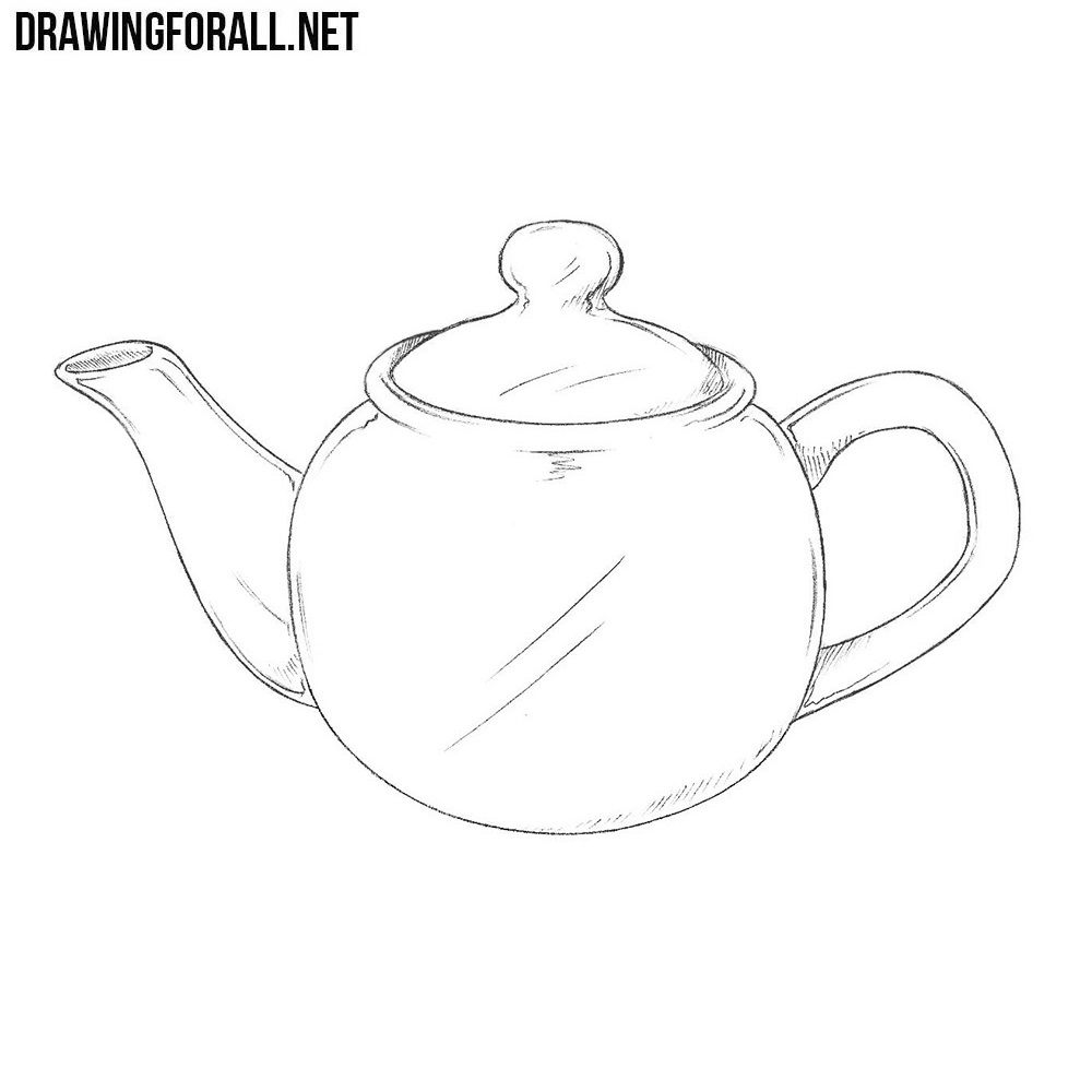 Vector Sketch Of Teapot Stock Illustration - Download Image Now - Ancient,  Art, Cafe - iStock