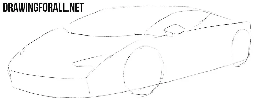 Race car sketch icon Royalty Free Vector Image