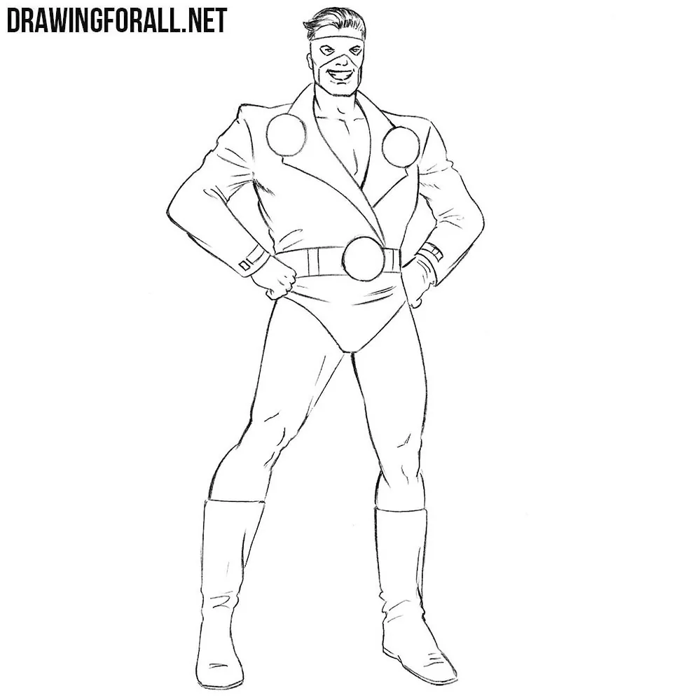 easy superhero drawings