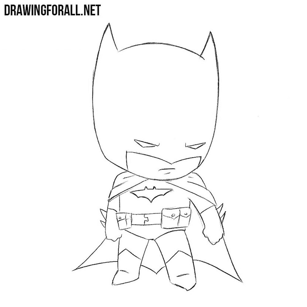 How To Draw Batman | Step by Step Tutorial - YouTube