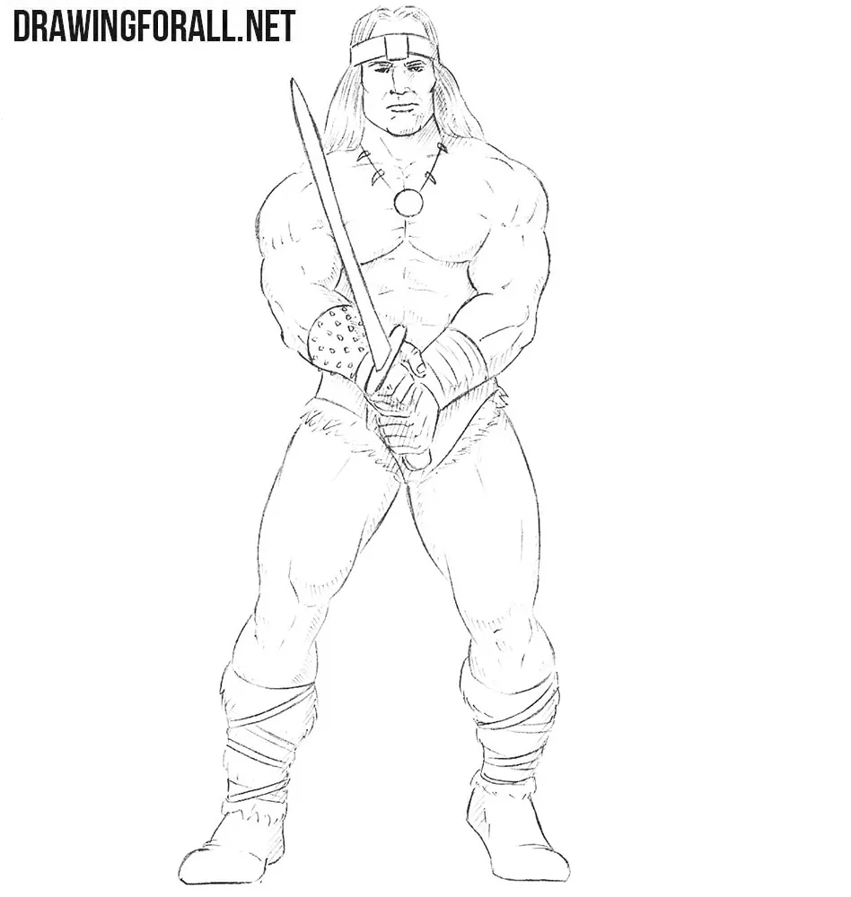 IIMaxMarvel123II  Conan the Barbarian Sketch artist by Dan