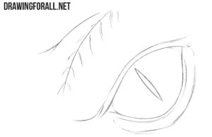 Learn how to draw a dragon eye step by step | Drawingforall.net