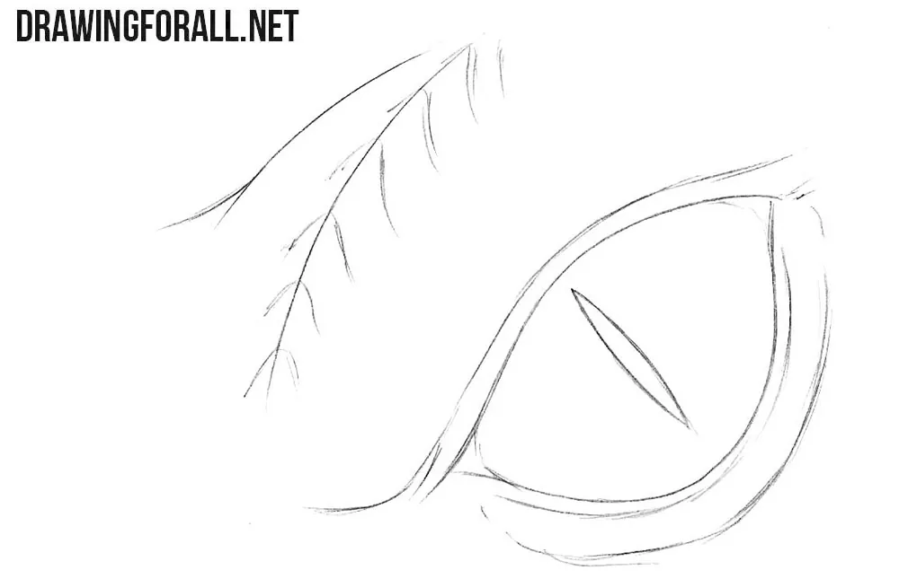 How to Draw a Dragon Eye - FinalProdigy.com