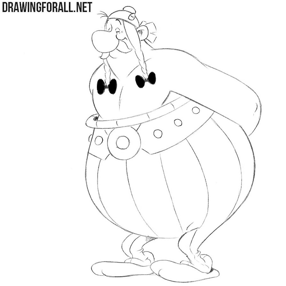 How To Draw Obelix Drawingforall Net