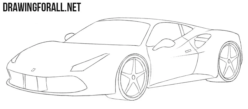 Premium Vector  Sketch one line drawing car