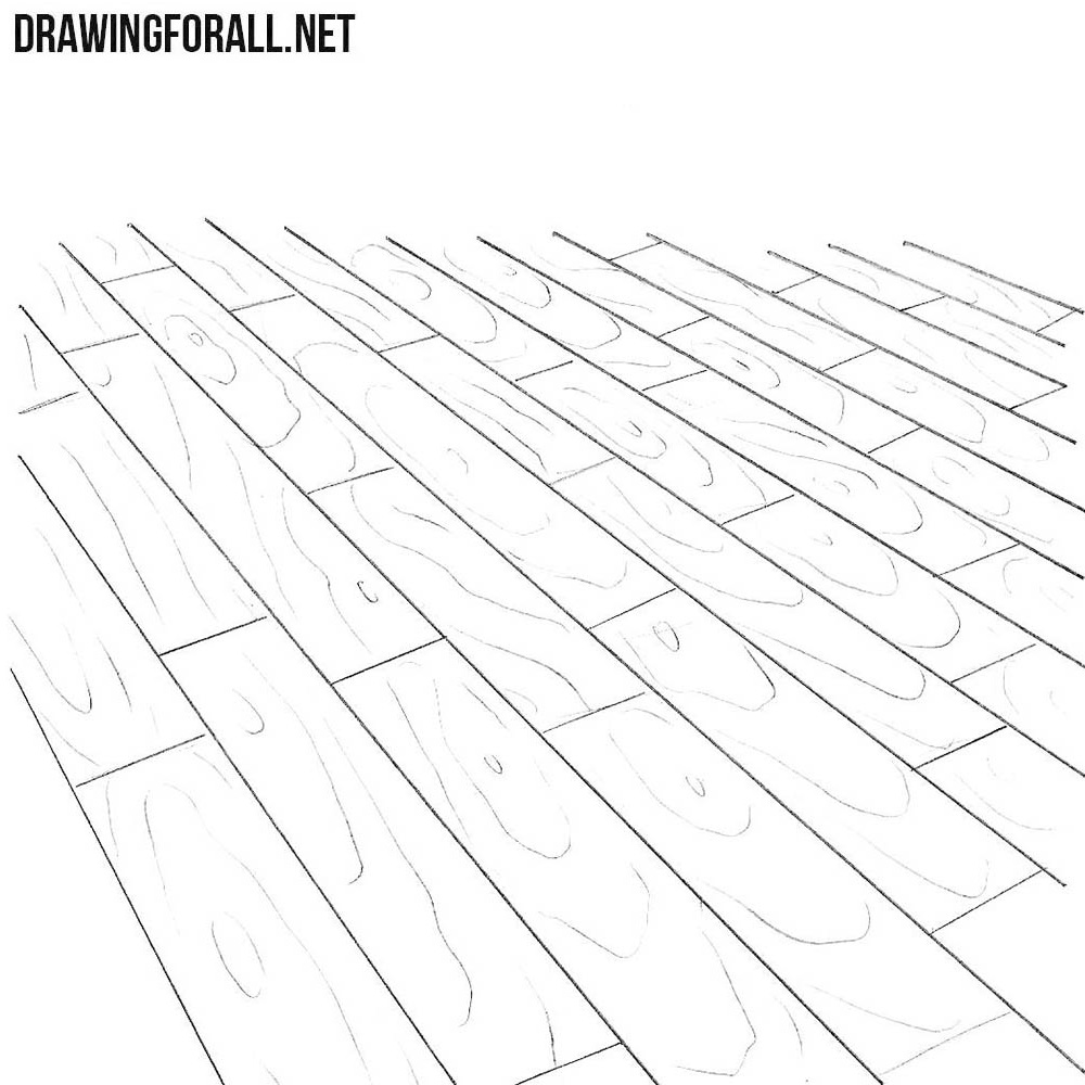 wood floor sketch