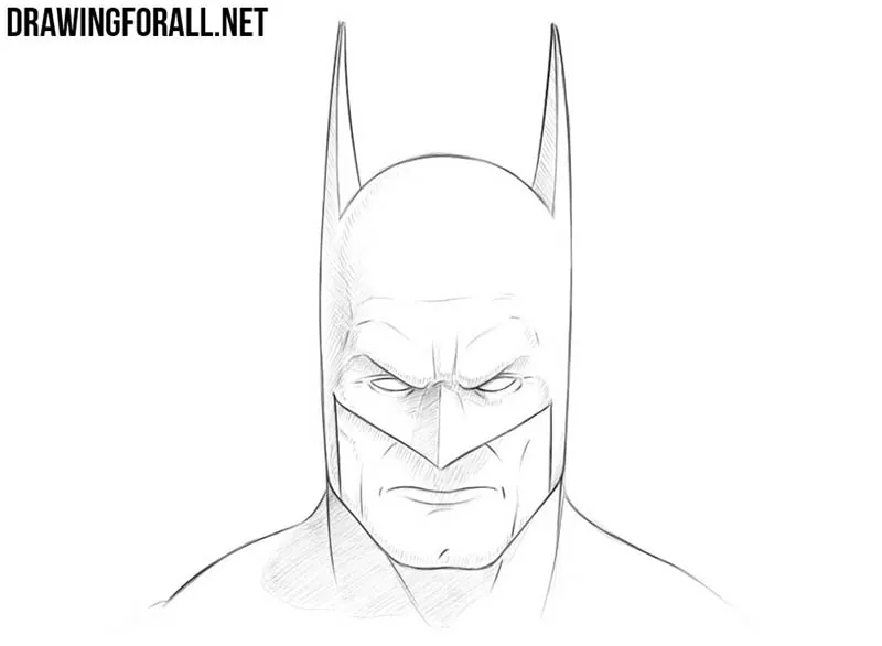 How to Draw Batman's Face