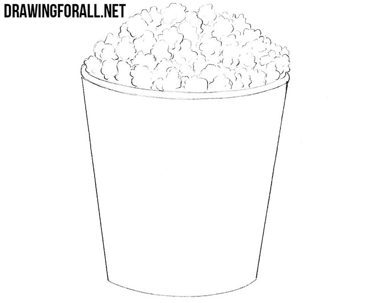 3 How To Draw A Popcorn Step By Step