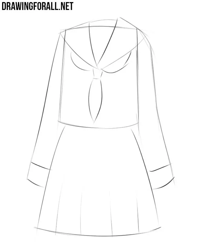 Clothing Drawing Anime Dress Anime fashion cartoon png  PNGEgg