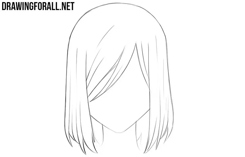 How To Draw Anime Girl Short Hair