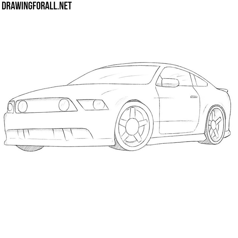 Draw A Muscle Car Draw. Imagine. Create.