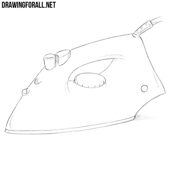 How to draw an iron