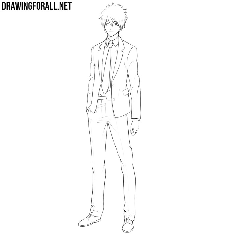 How to Draw an Anime Boy Body