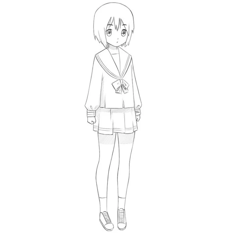 cute girl anime drawings - Illustrations ART street