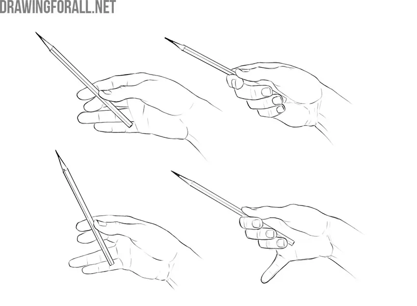 How To Hold & Control Your Drawing Pencil