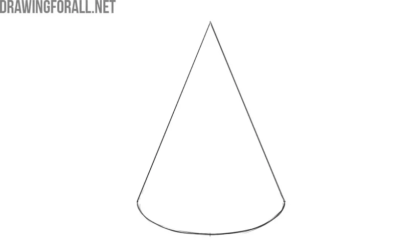 Cone Icon For Your Project, Cone Drawing, Project Drawing, Cone Sketch PNG  and Vector with Transparent Background for Free Download
